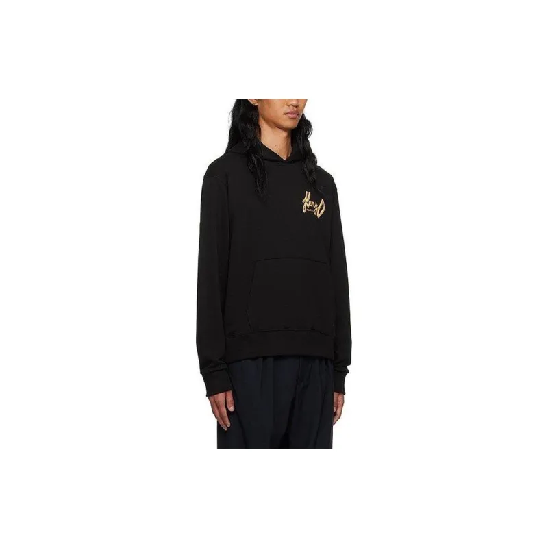 KENZO Archive Logo Printed Long Sleeved Hoodie-4