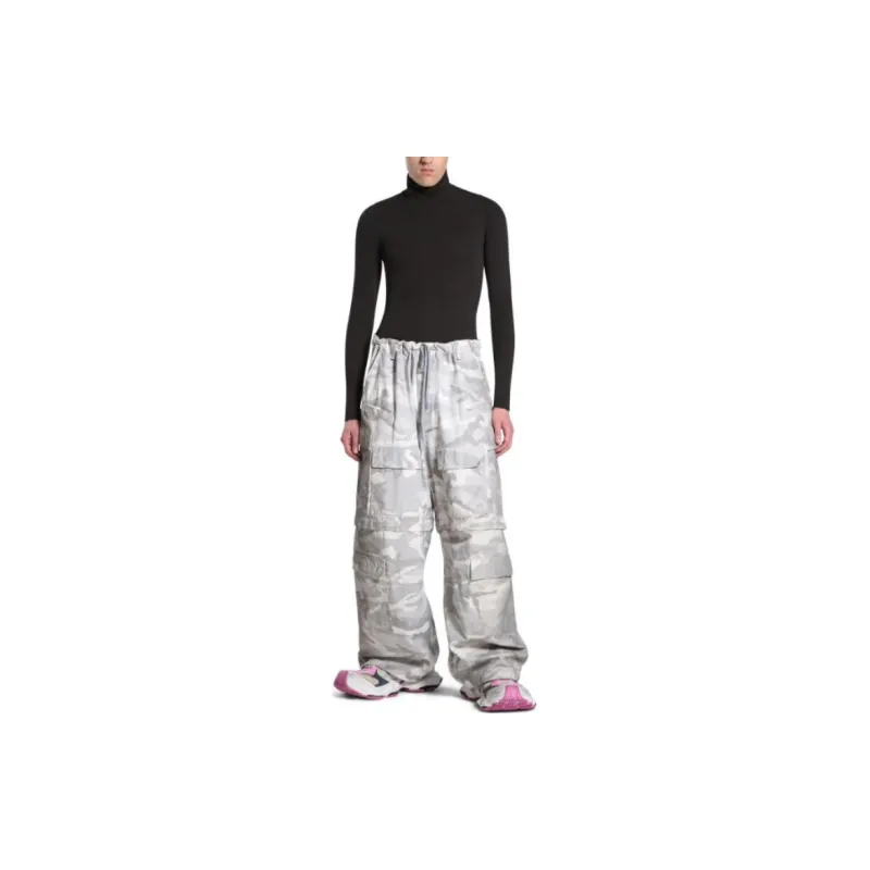 Balenciaga Cargo Pants Loose Fit Men's Light Gray-2