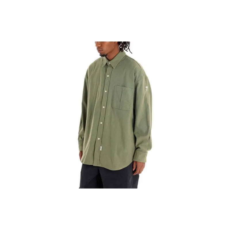 MADNESS Shirts Unisex Khaki Green-3