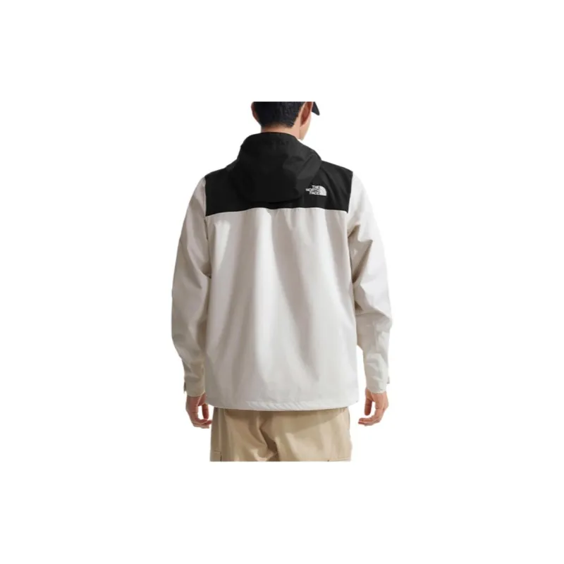 THE NORTH FACE ICON Waterproof And Windproof Windbreaker Jacket Men's Dune White-2