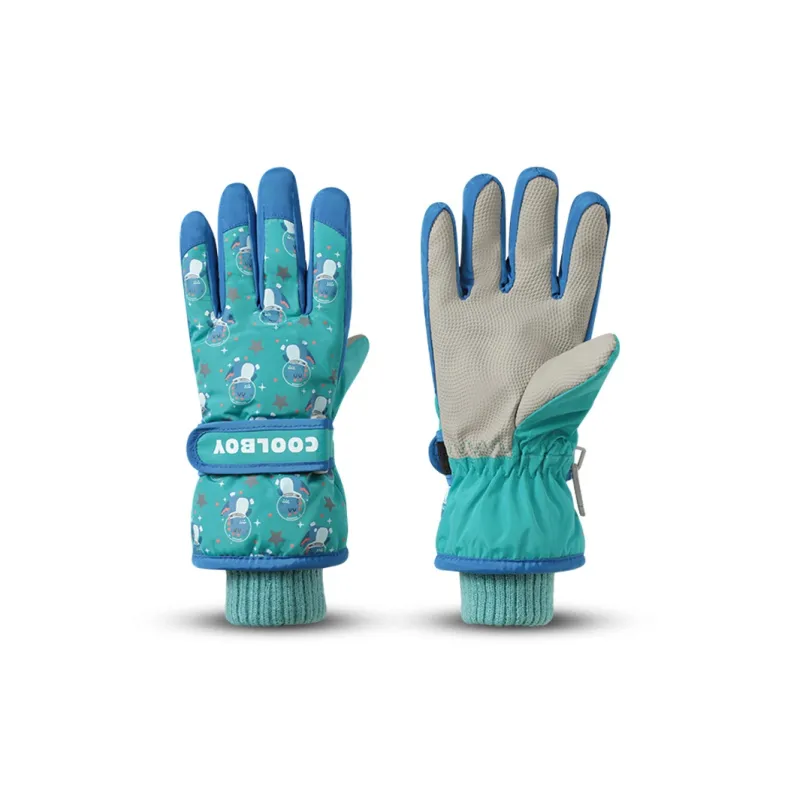NANJIREN Thickened Warm Gloves Kids'-5