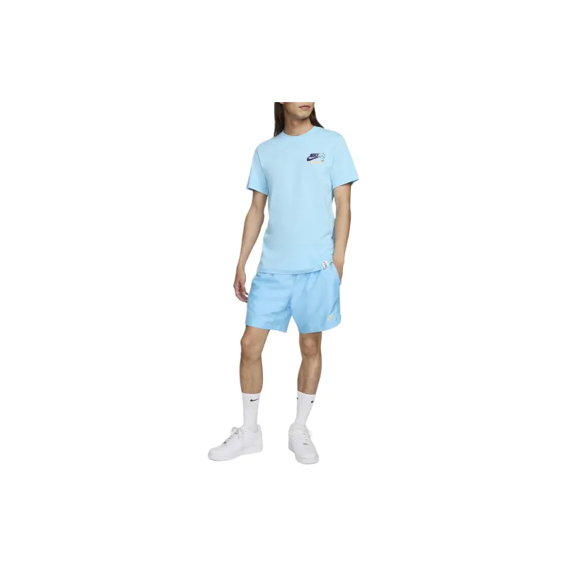 Nike T Shirt Men's Aquarius Blue-2