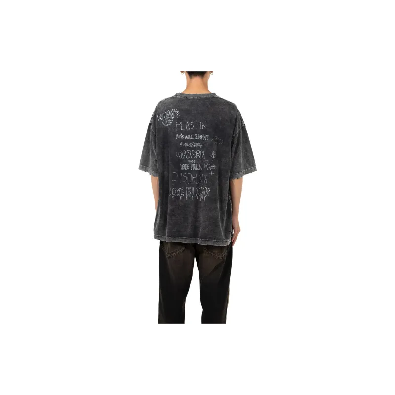Maison Mihara Yasuhiro Graphic Printed Crewneck T Shirt-3