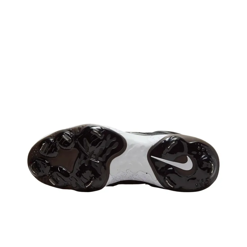 Nike Alpha Huarache Elite 4 Mid Black Dark Smoke Grey White-5