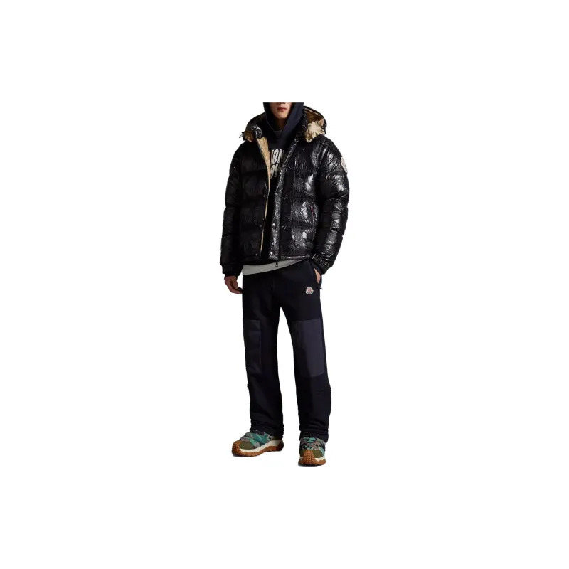 Ice Cream X Moncler X BBC ICECREAM Co-branded Series Casual Pants Unisex Dark Blue-1