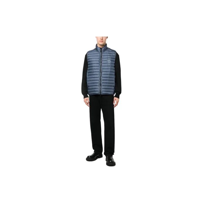 STONE ISLAND Logo Patch Padded Gilet-1