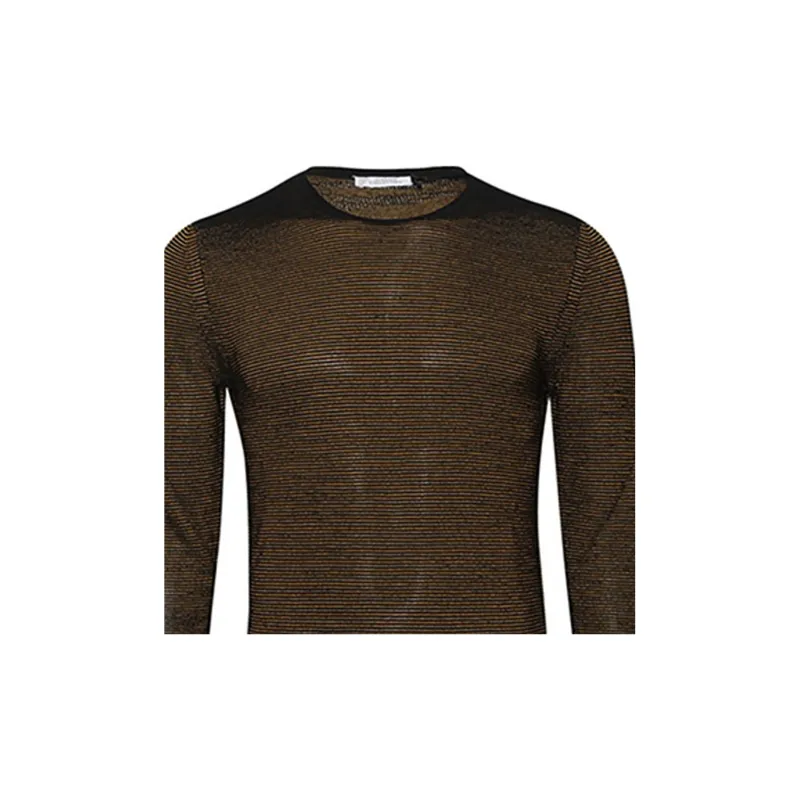 VERSACE Sweaters Men Black/Yellow-1