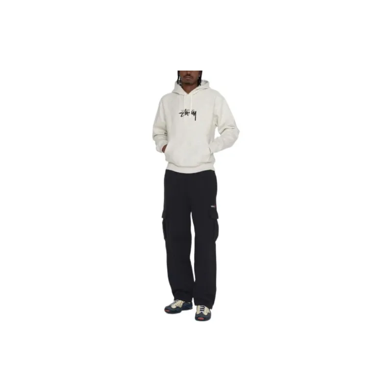 Stussy Stock Logo Applique Hoodie-19