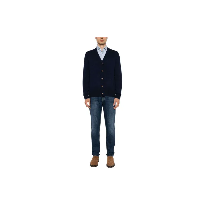 Brunello Cucinelli V Neck Button Up Cardigan-1