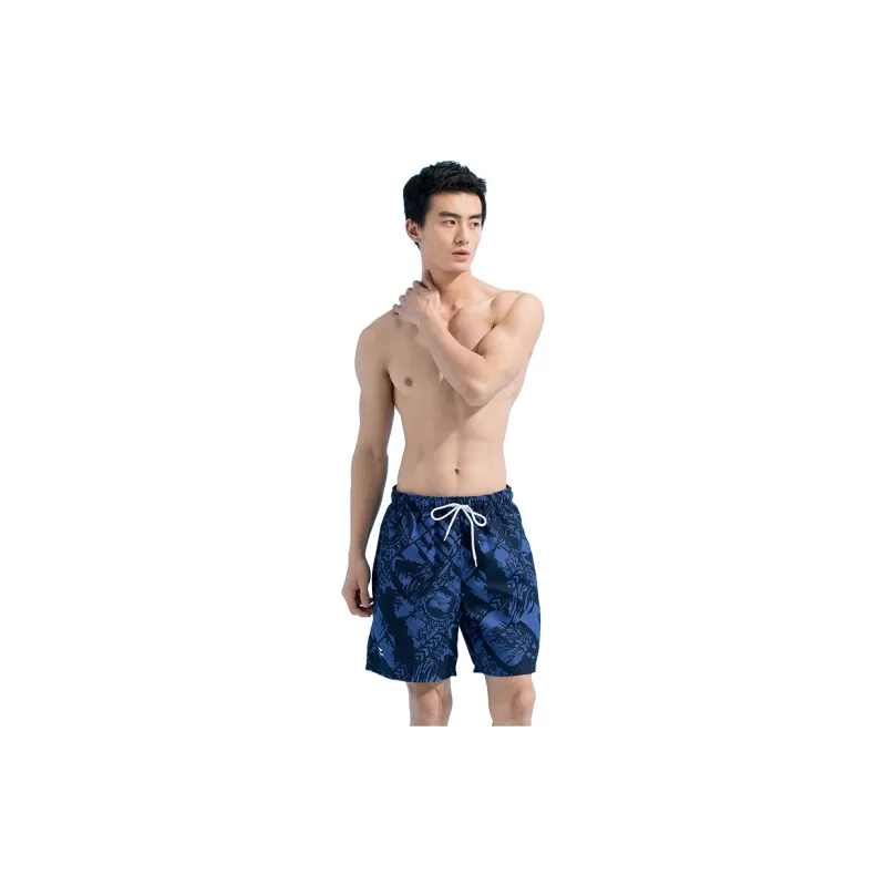LiNing Sports Trend Series Swimming Shorts Men's Blue-5
