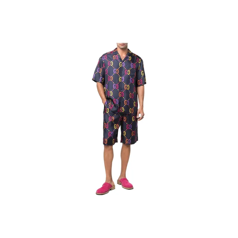 GUCCI SS22 Shirt Men's Multicolor-1