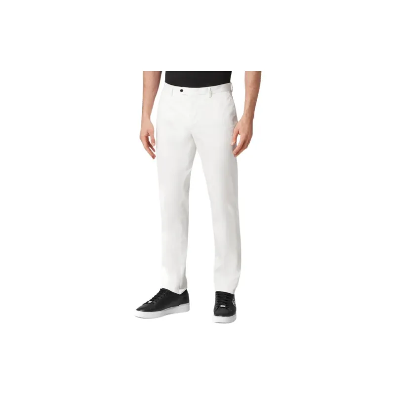 PHILIPP PLEIN Slim cut Gabardine Chinos-2