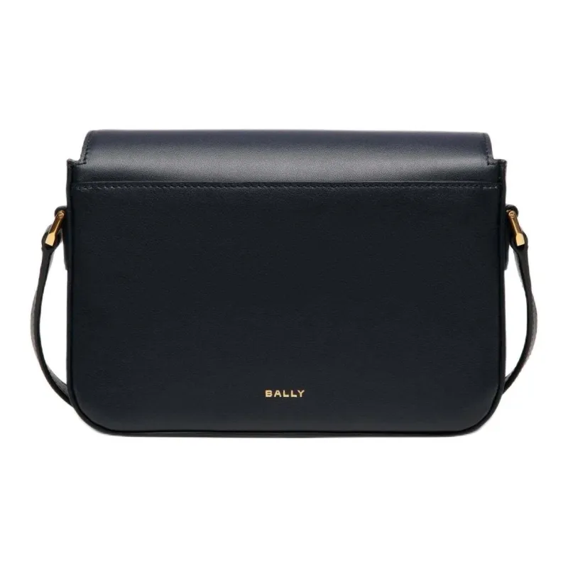 BALLY Logo Plaque Flap Crossbody Bag-2