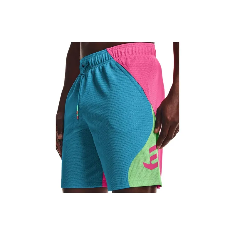 Under Armour Shorts Men's Emerald Wave Blue-4