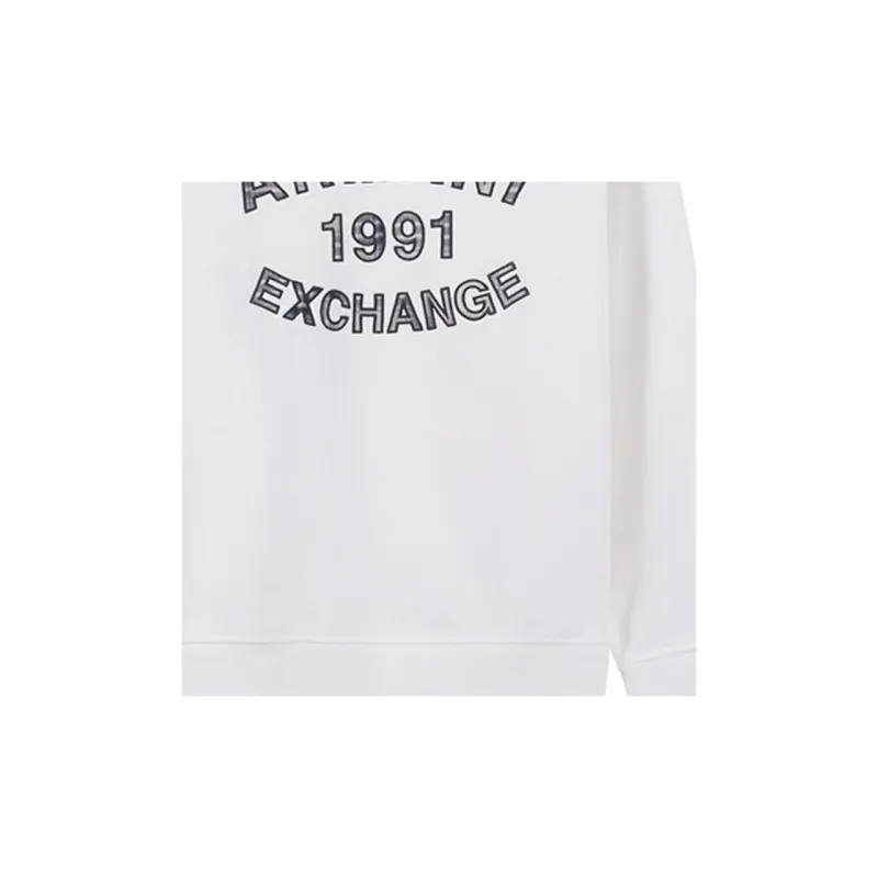 ARMANI EXCHANGE Sweatshirts Men White-5