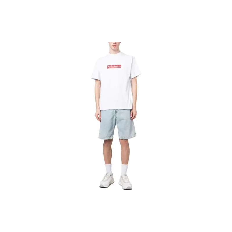 Aries No Problemo Printed Crewneck T-Shirt-2
