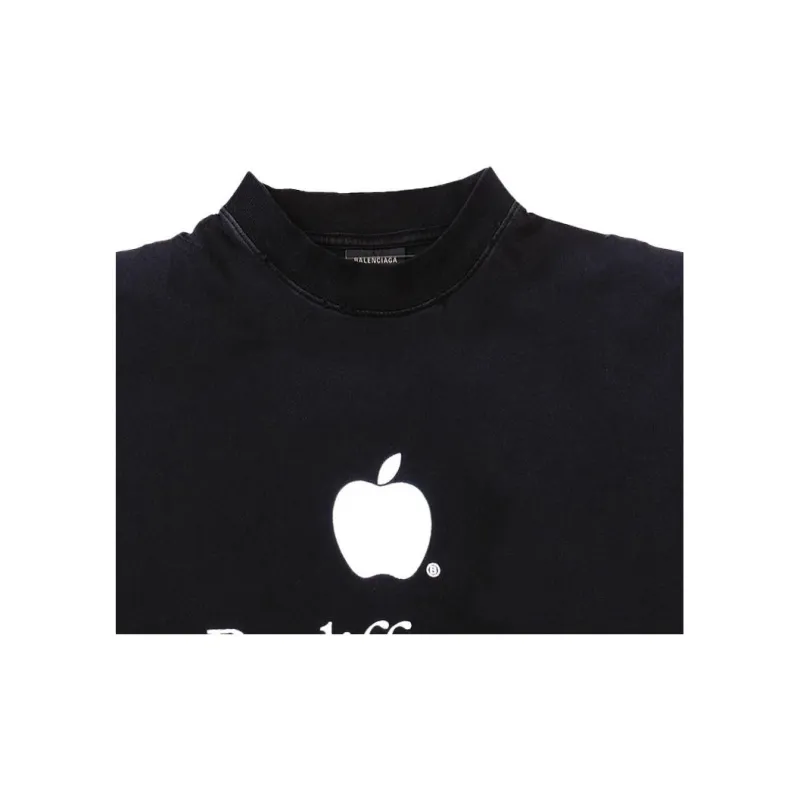 Balenciaga T Shirt Unisex Black-3