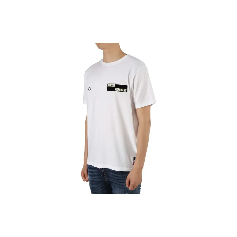 Fragment Design X Moncler T-Shirts Men White-3