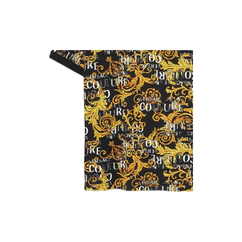 VERSACE JEANS COUTURE Polo Shirts Men Black-5
