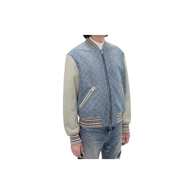 AMIRI Jackets Men Denim Blue-3