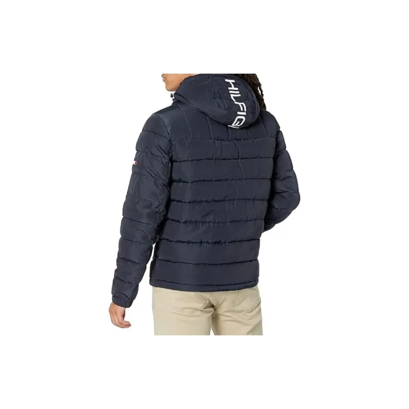 Tommy Hilfiger Puffer Jacket Men's Navy Blue-3