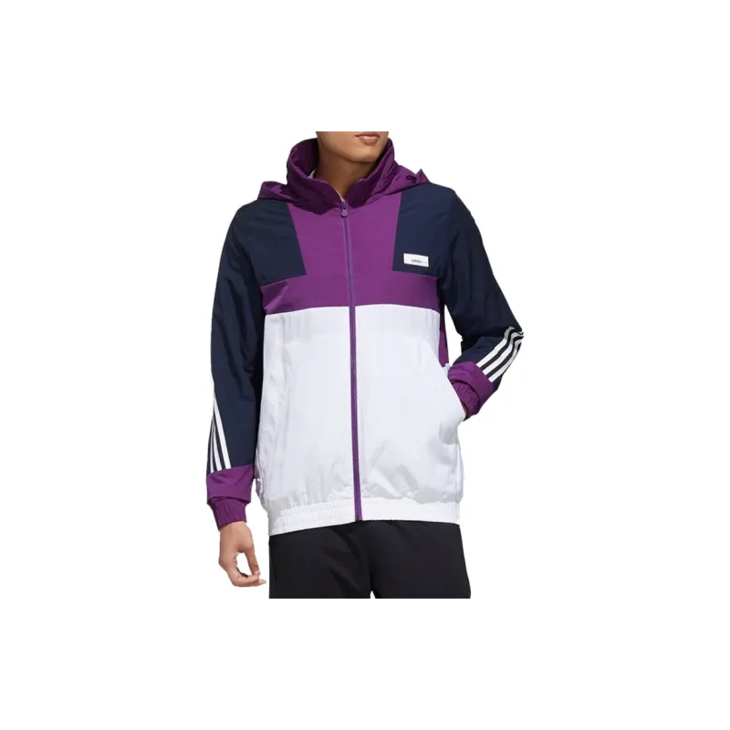 Adidas Neo Jackets Men White Purple-2