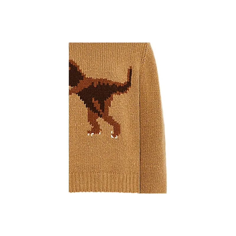 COACH Rexy Sweaters Unisex Camel-3