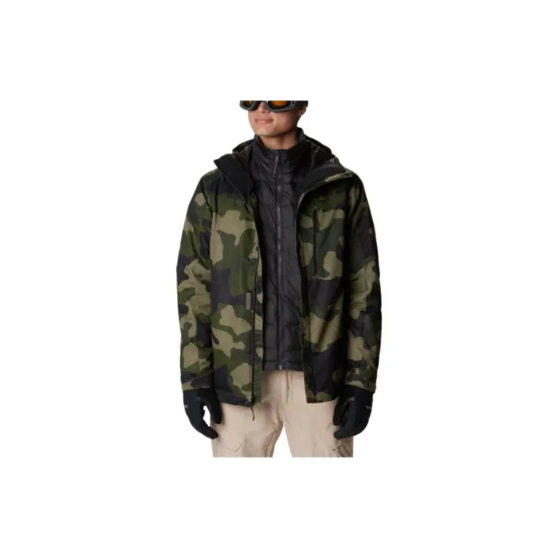 Columbia Windbreaker Jackets Men Army Green-5