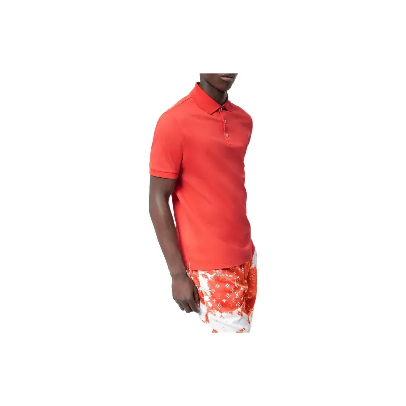 LOUIS VUITTON FW22 Polo Shirt Men's Orange-2