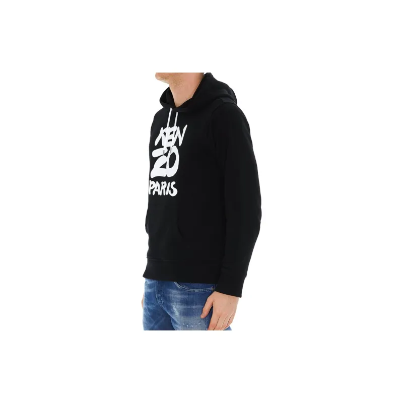 KENZO Letter Logo Sweatshirt Men's Black-3
