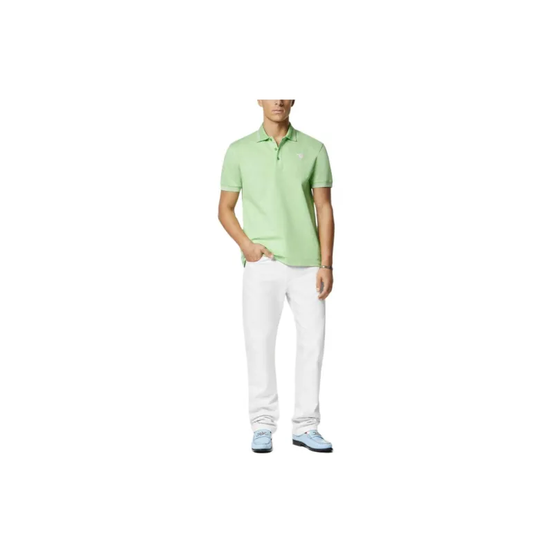 VERSACE Medusa Short Sleeved Polo Shirt Polo Shirt Men's Green-1