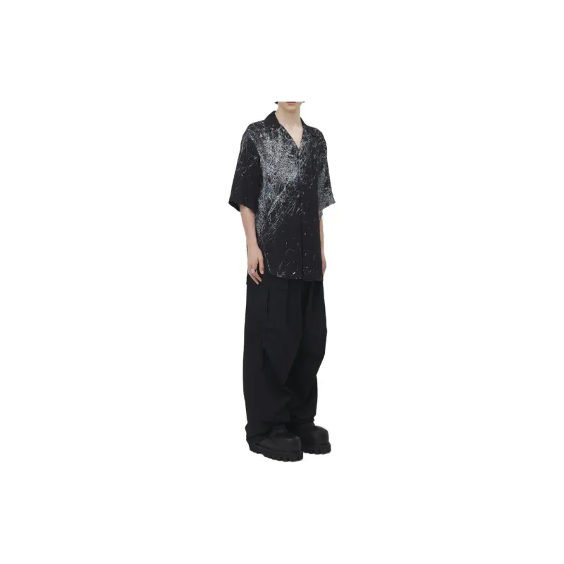 Alexander McQueen Smashed Screen Collared Shirt-1