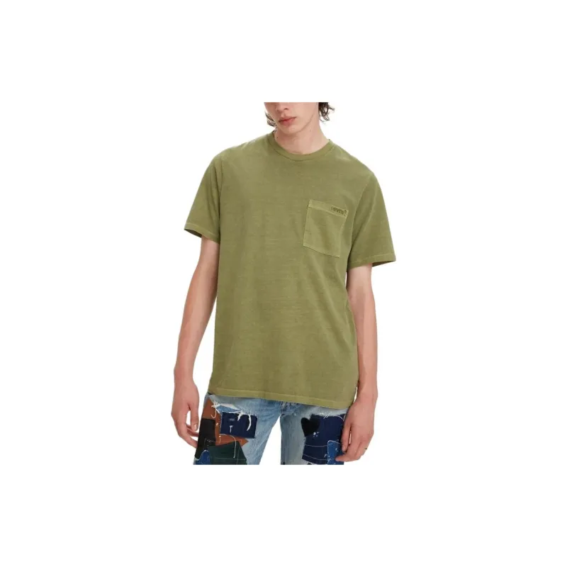 Levis T-Shirts Men Olive Green-3