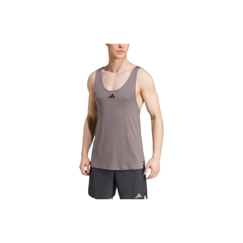 Adidas Free Shipping With AdiClub Workout Stringer Tank Top-2