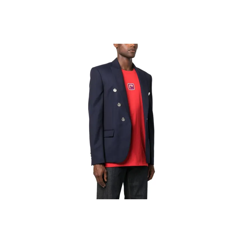 BALMAIN Button Embellished Tailored Blazer-3