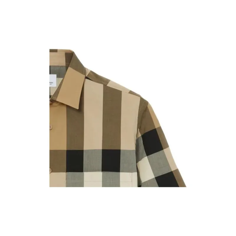Burberry Checkered Short sleeved Shirt-4
