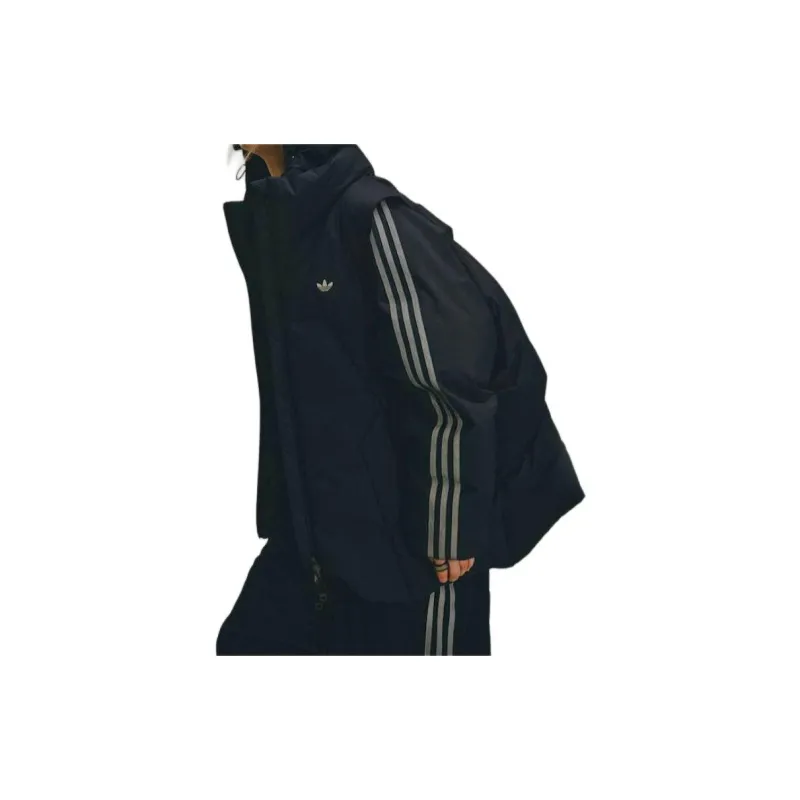 adidas originals X HAMCUS FW23 Hooded Zip-Up Down Jacket Black-5
