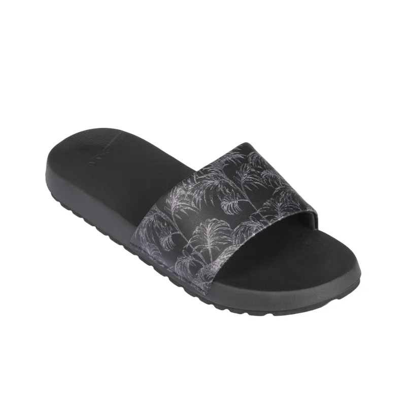 DECATHLON Quick Dry Slide Slippers Women's Black-3