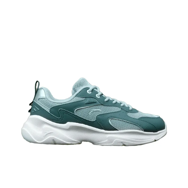 Anta Anti Slip Wear Resistant Low Top Casual Shoes Men's Cyan-1