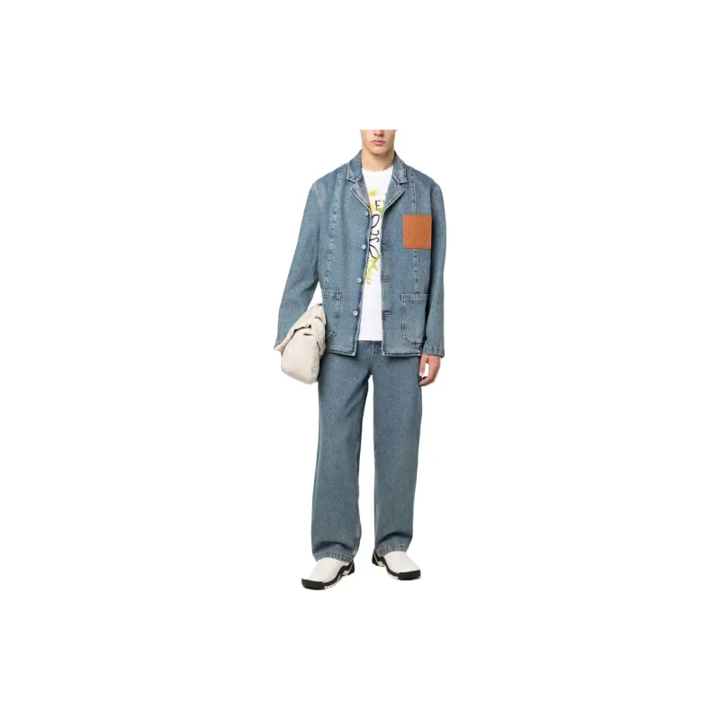 LOEWE Anagram Workwear Denim Jacket-2