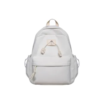 Cwatcun Polyester Backpack Unisex Ecru/Pink/Blue/Yellow/Black