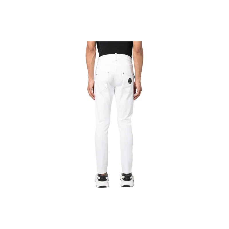 PHILIPP PLEIN Logo plaque Skinny Jeans-1