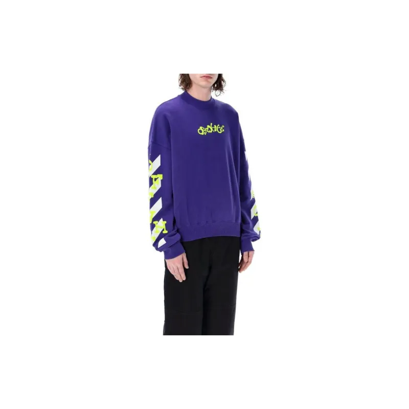 OFF WHITE Opposite Arrow Boxy Crewneck-2