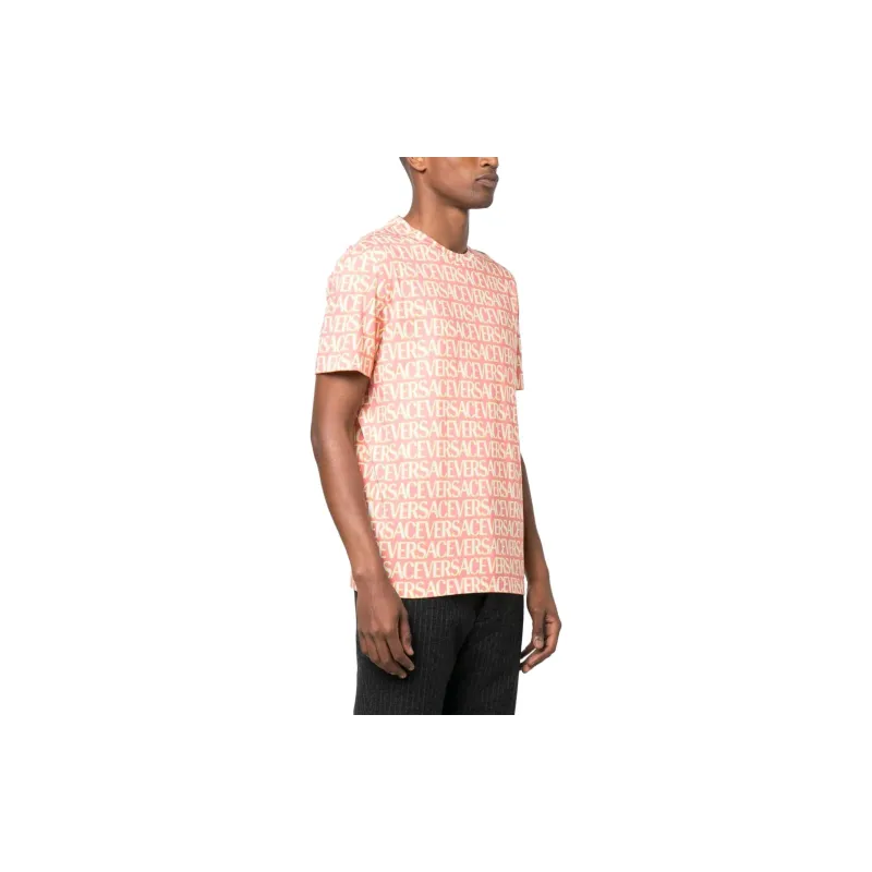 VERSACE T-Shirts Men Orange-3