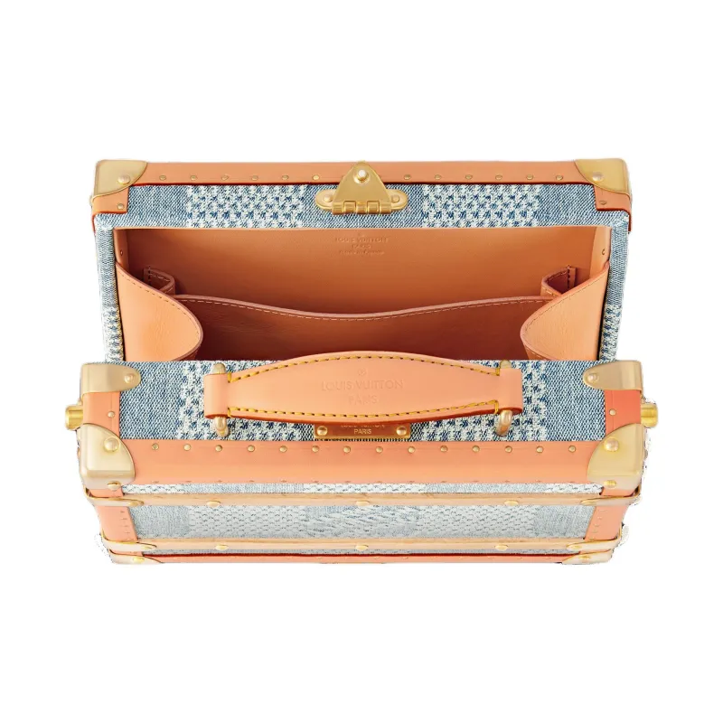 LOUIS VUITTON Handle Trunk Denim-4