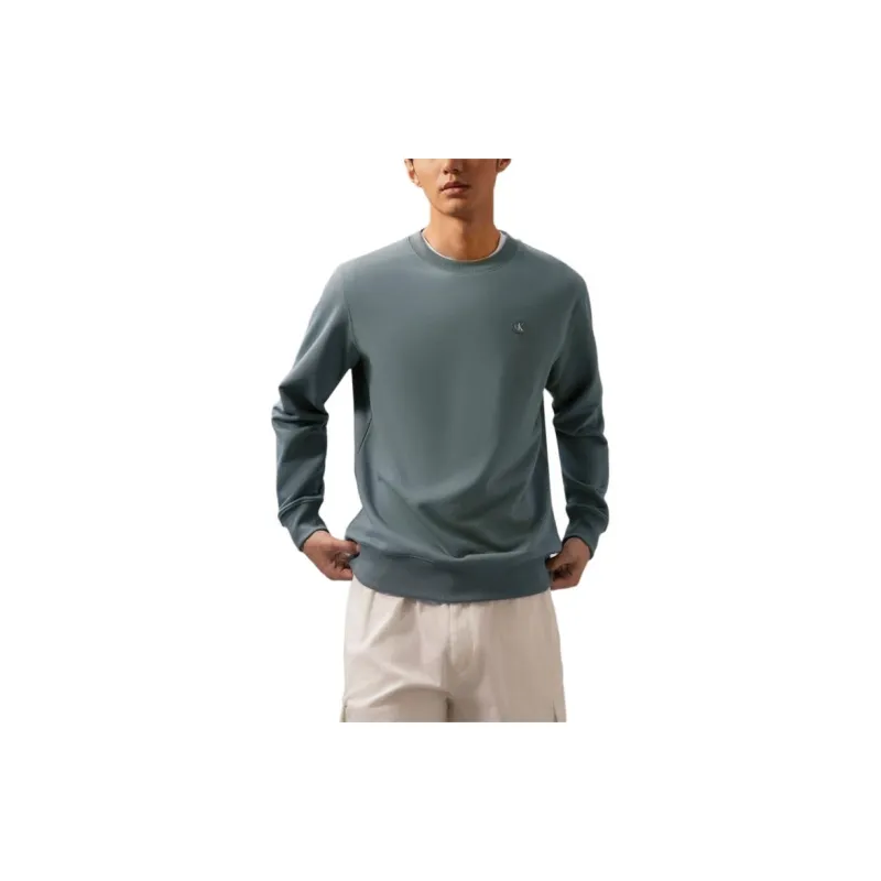 CALVIN KLEIN Sweatshirt Men's Gray Green-1