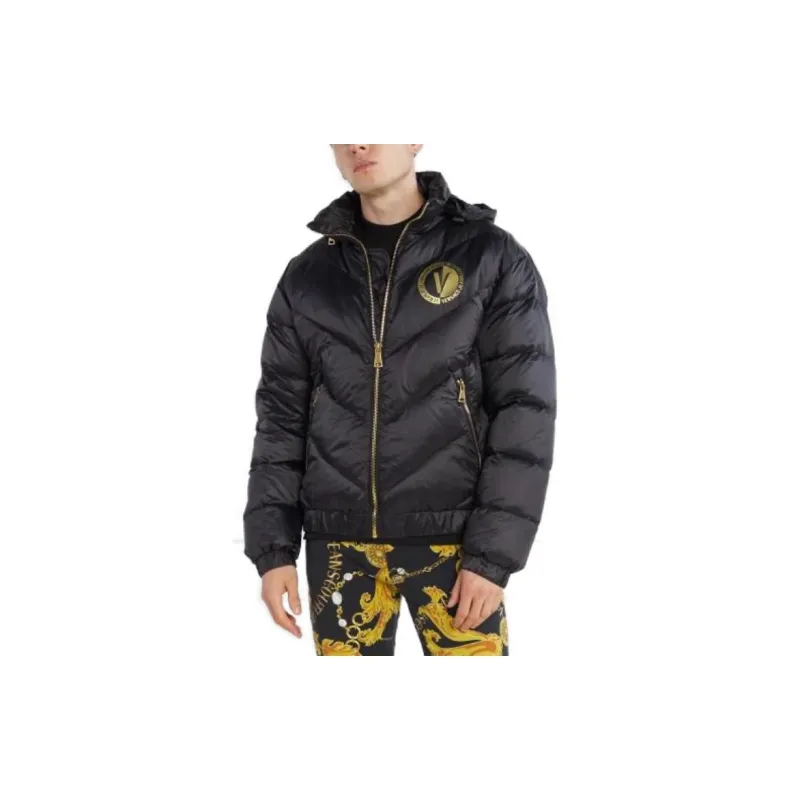 VERSACE JEANS COUTURE Logo Patch Down Jacket-2
