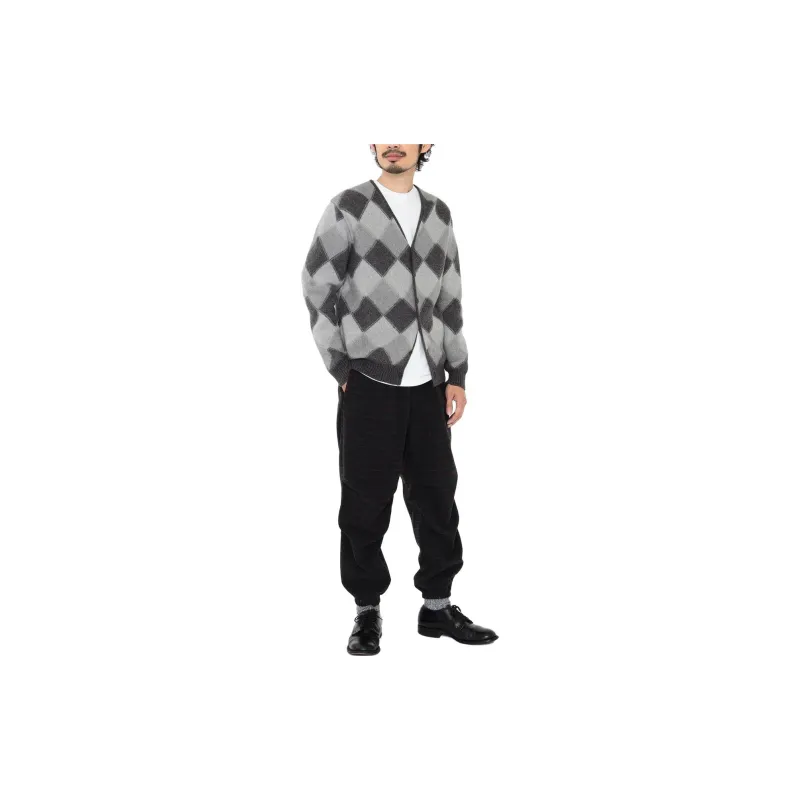 Beams Sweaters Men Gray-4