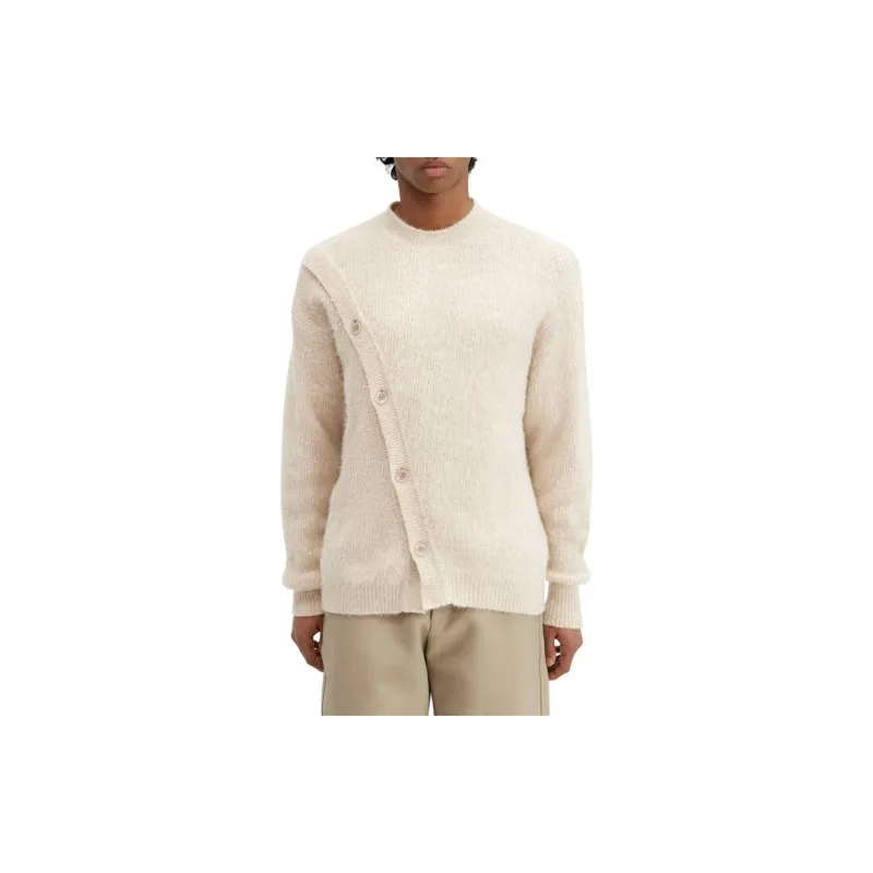 Jacquemus Le Pau Asymmetric Cardigan-4