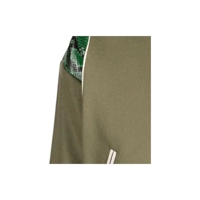 BALLY Snakeskin Effect detail Bomber Jacket-3